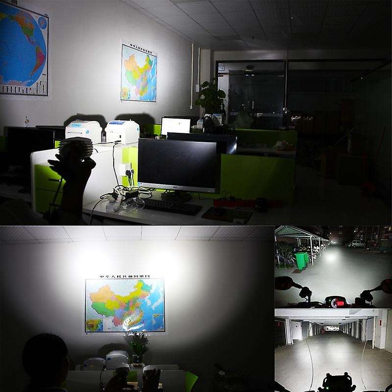 LED Motorcycle Headlight Spotlight 18W 2700Lm Super Bright White Fog DRL Head Light Lamp Hunting Dri