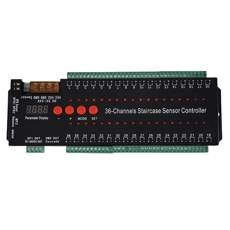 Led Motion Sensor Stair Light Strip Controller Dimming Indoor Motion 12v Flexible Led Strip Step Sta