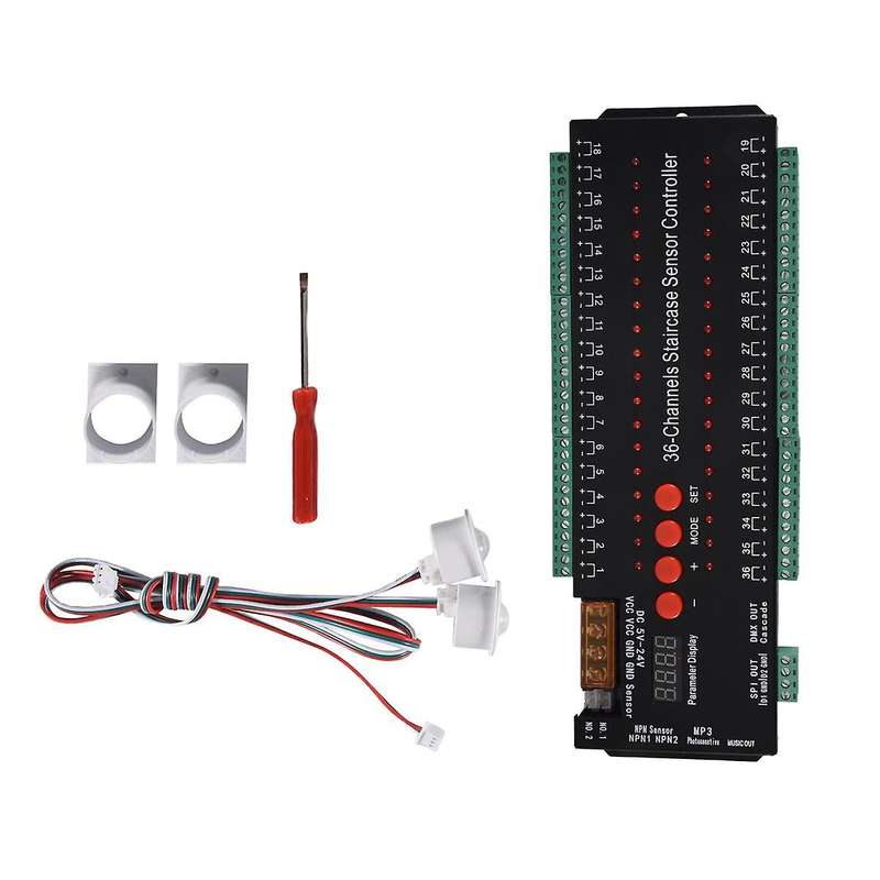 Led Motion Sensor Stair Light Strip Controller Dimming Indoor Motion 12v Flexible Led Strip Step Sta