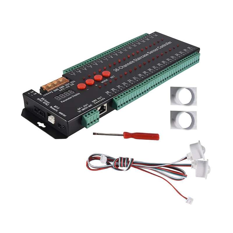 Led Motion Sensor Stair Light Strip Controller Dimming Indoor Motion 12v Flexible Led Strip Step Sta