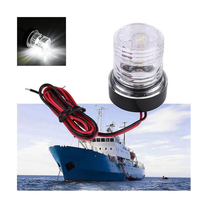 LED Navigation Light for Boat Yacht All Around 360 Waterproof Marine Anchor Lamp Boat Accessories