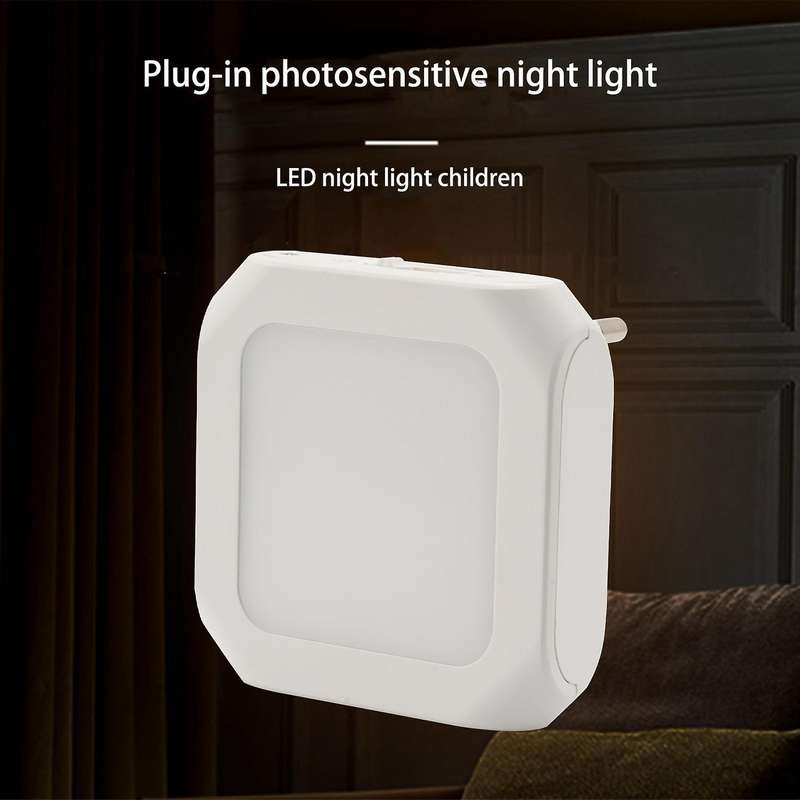 LED Night Light Children,Night Light Socket with Sensor, Brightness Infinitely Adjustable,Bedroom,W