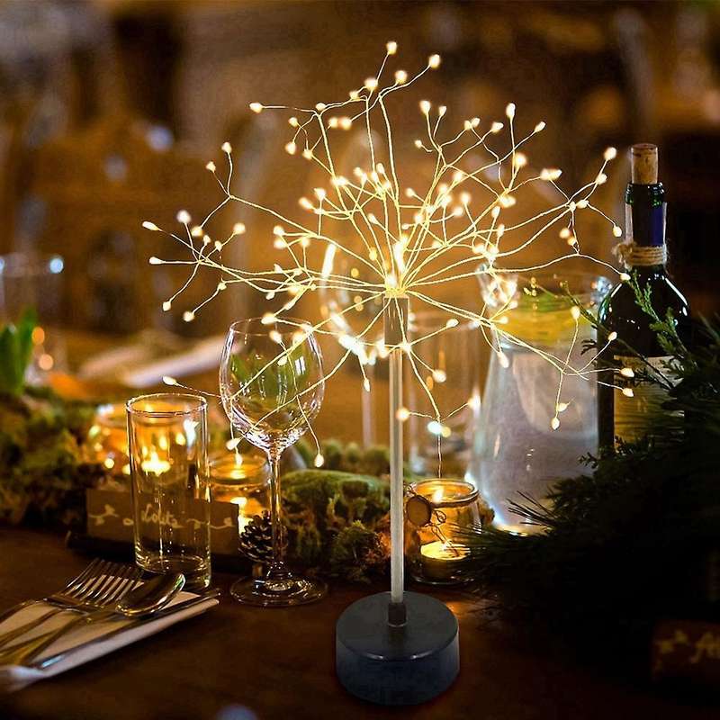 LED Night Light USB Decorative Tree Lamp Garland Lamp for Bedroom Home Decor Christmas Romantic Tabl