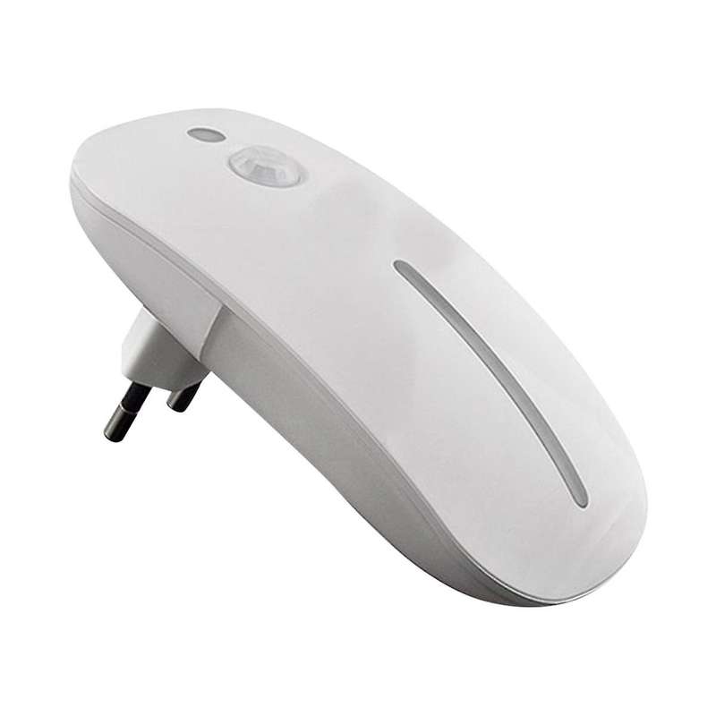 Led Night Light Motion Sensor Wireless Plug In Eu 220v Night Lamp for Hallway Pathway Eu Plug
