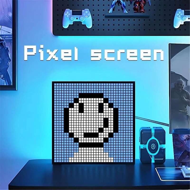 LED Pixel APP Cellphone Control Display 16X16 Programmable Night Light LED Screen for Gaming Decorat