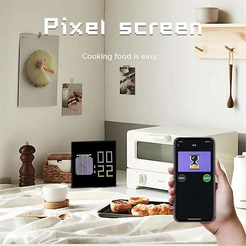 LED Pixel APP Cellphone Control Display 16X16 Programmable Night Light LED Screen for Gaming Decorat