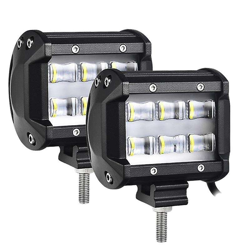 Led Pods 4 Inch 216W Quad Row Off Road Combo Led Light Bar Driving Fog Lamps for Suv Atv Utv Truck B