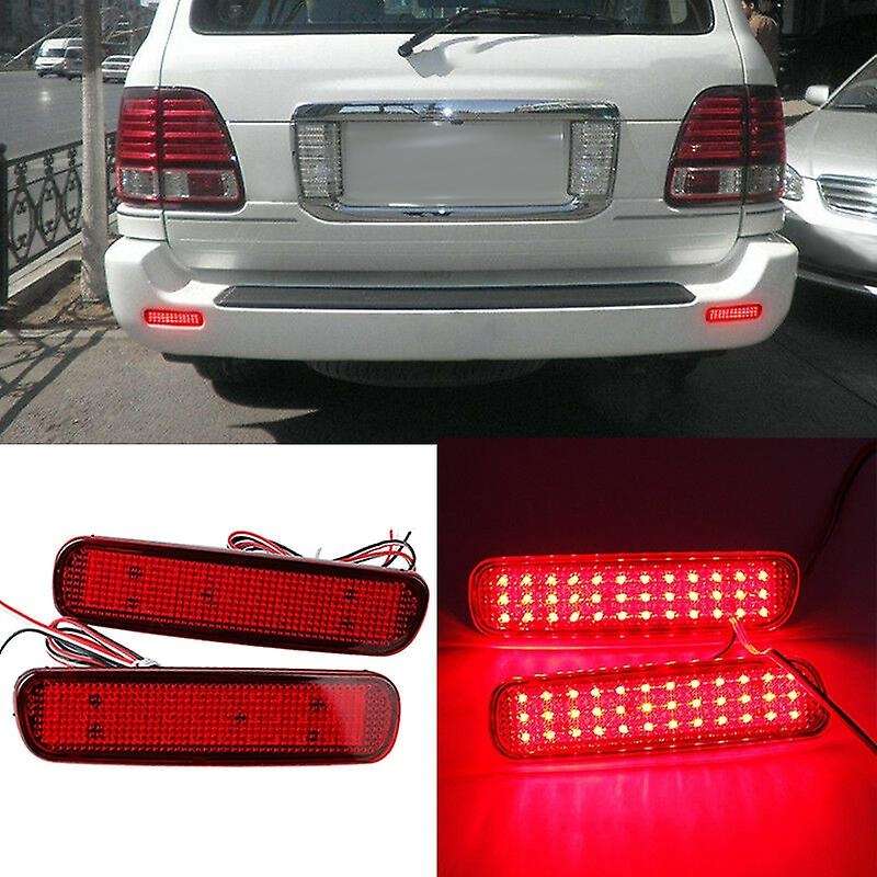 Led Rear Bumper Reflector Brake Light Compatible Toyota Land Cruiser 100