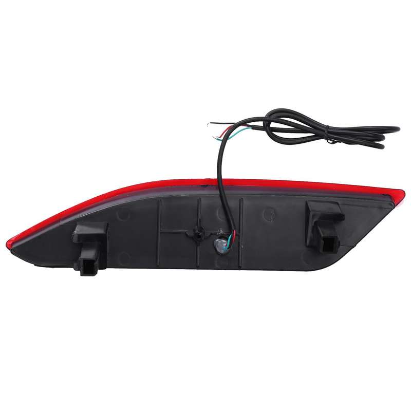 LED Rear Bumper Light Reflector Fog Lamp Brake Light Turning Signal Light for -V 2015-2018(Three Fun