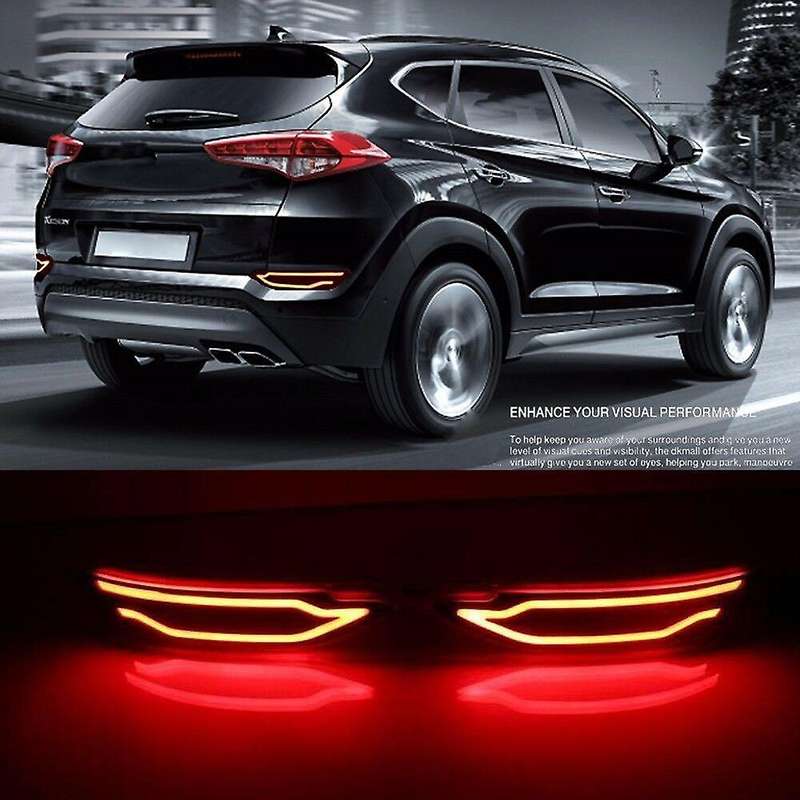 Led Rear Bumper Reflector Brake Light for All New 2016-2017+
