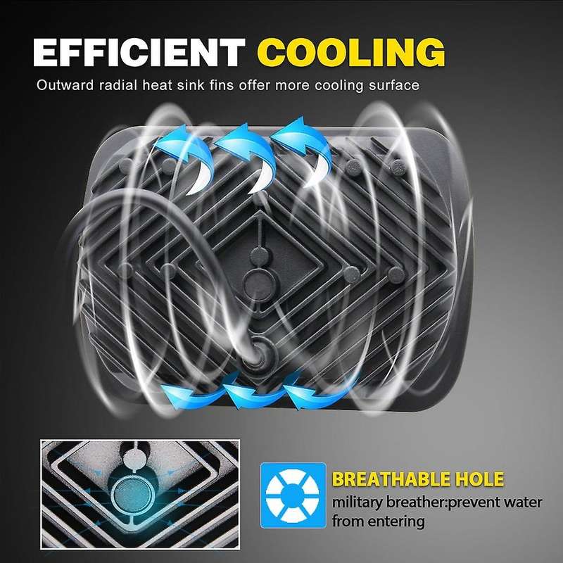 Led Rectangular Headlight Projector 7X6 Inch Sealed Beam Replacement High / Low Beam DRL for Herdsma