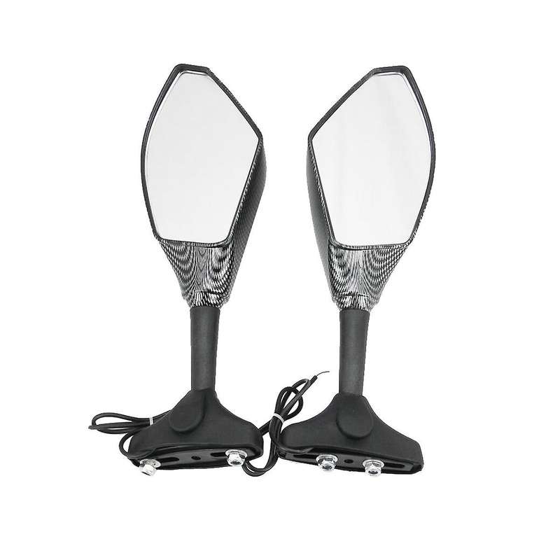 Led Rearview Mirror Motorcycle Mirror Indicator Mirror Turn Signal for Hondas Ninja