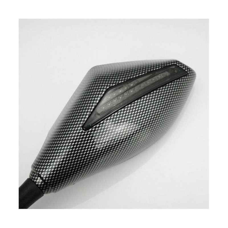 Led Rearview Mirror Motorcycle Mirror Indicator Mirror Turn Signal for Hondas Ninja