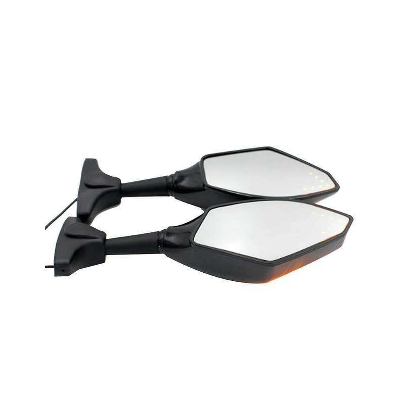 Led Rearview Mirror Motorcycle Mirror Indicator Mirror Turn Signal for Hondas Ninja