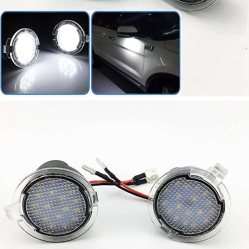Led Side Mirror Puddle Lights Lamps for Edge Mondeo 5 Taurus E X Flex Explorer Expedition
