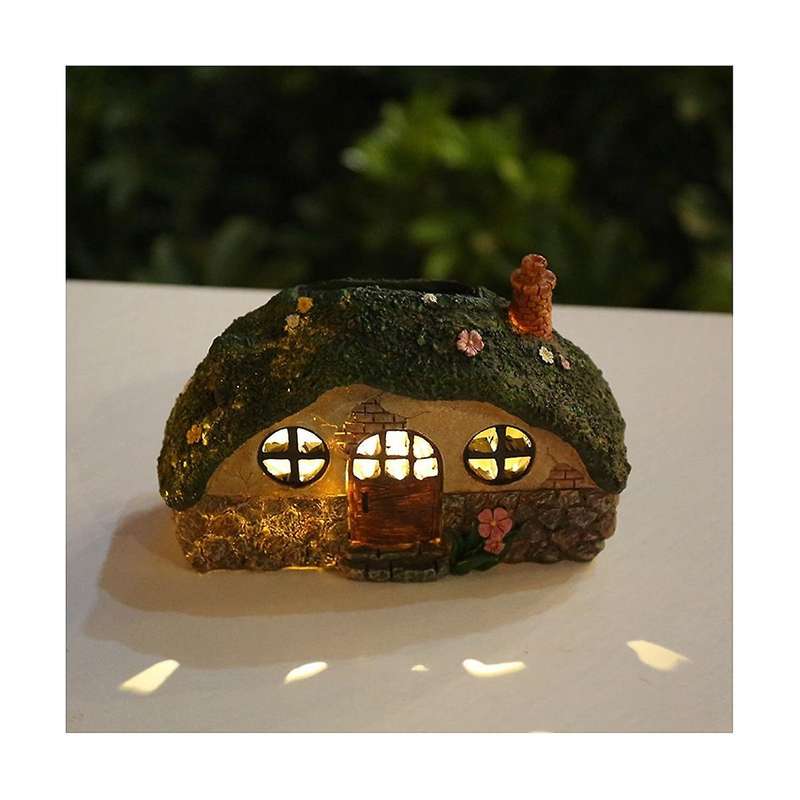 Led Solar Light Fairy House Outdoor Waterproof Garden Lawn Lamp Anti-corrosion Solar Powered for Ga