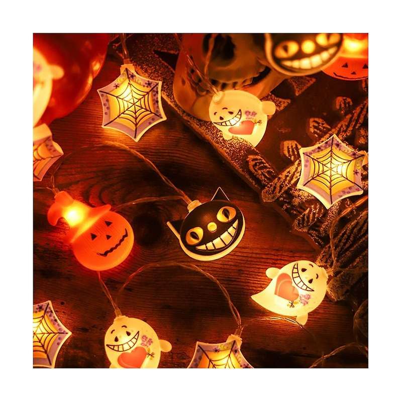 LED String Light Outdoor for Halloween String Lights for Holiday Lighting Decor Hanging Decor Scene