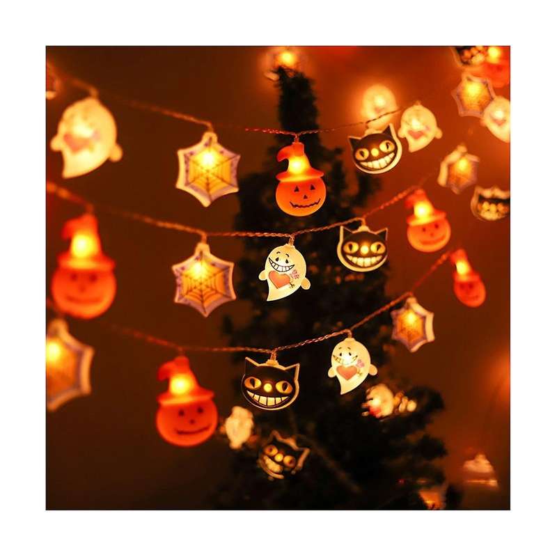 Led String Light Outdoor for Halloween String Lights for Holiday Lighting Decor Hanging Decor Scene