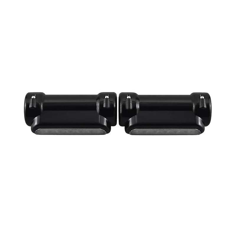 Led Steering Bar Guard Light Motorcycle Bar Guard Turn Signal Lever Light for Motorcycles Black