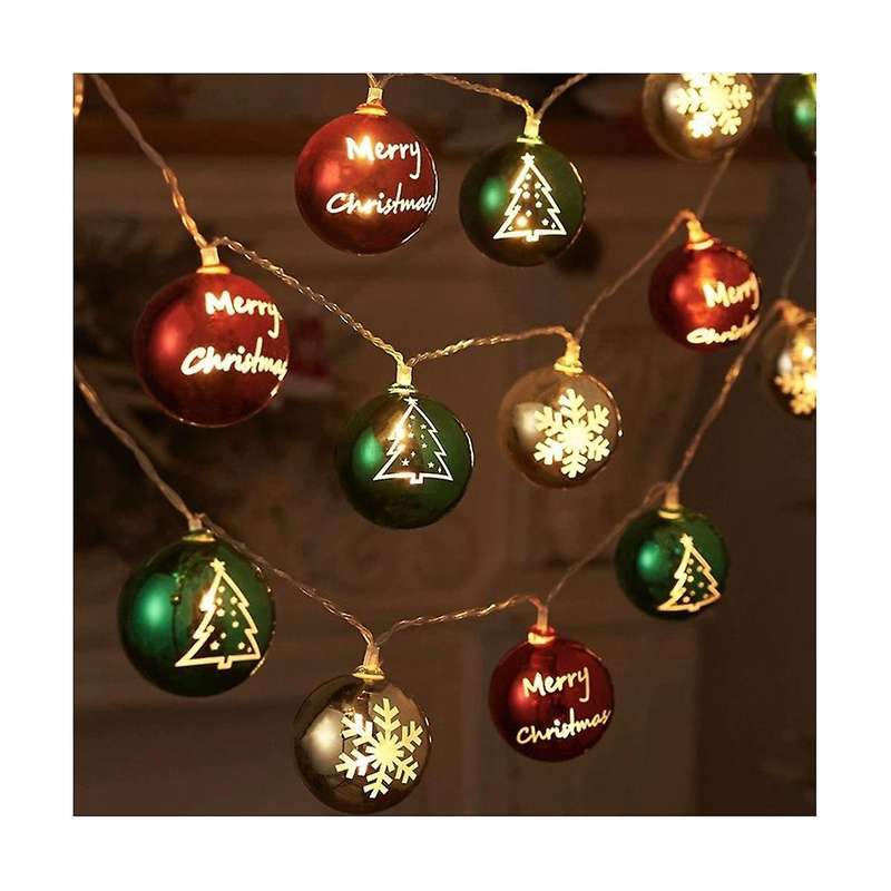 LED String Light Outdoor for Christmas String Lights for Holiday Lighting Decor Hanging Decor Scene