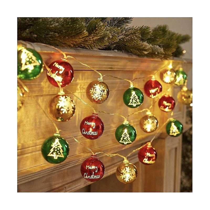LED String Light Outdoor for Christmas String Lights for Holiday Lighting Decor Hanging Decor Scene