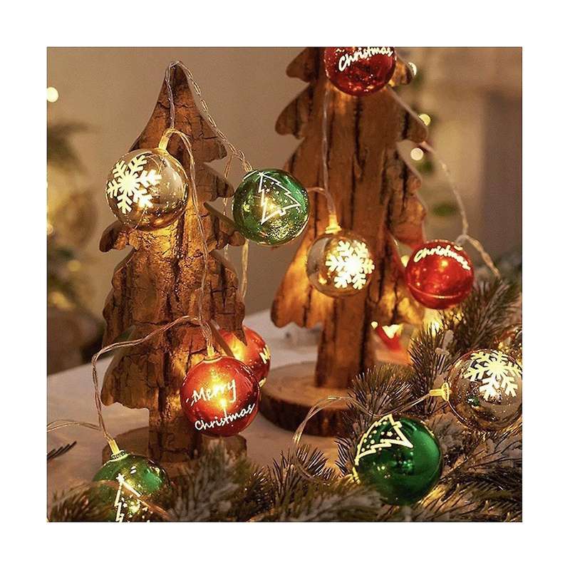LED String Light Outdoor for Christmas String Lights for Holiday Lighting Decor Hanging Decor Scene