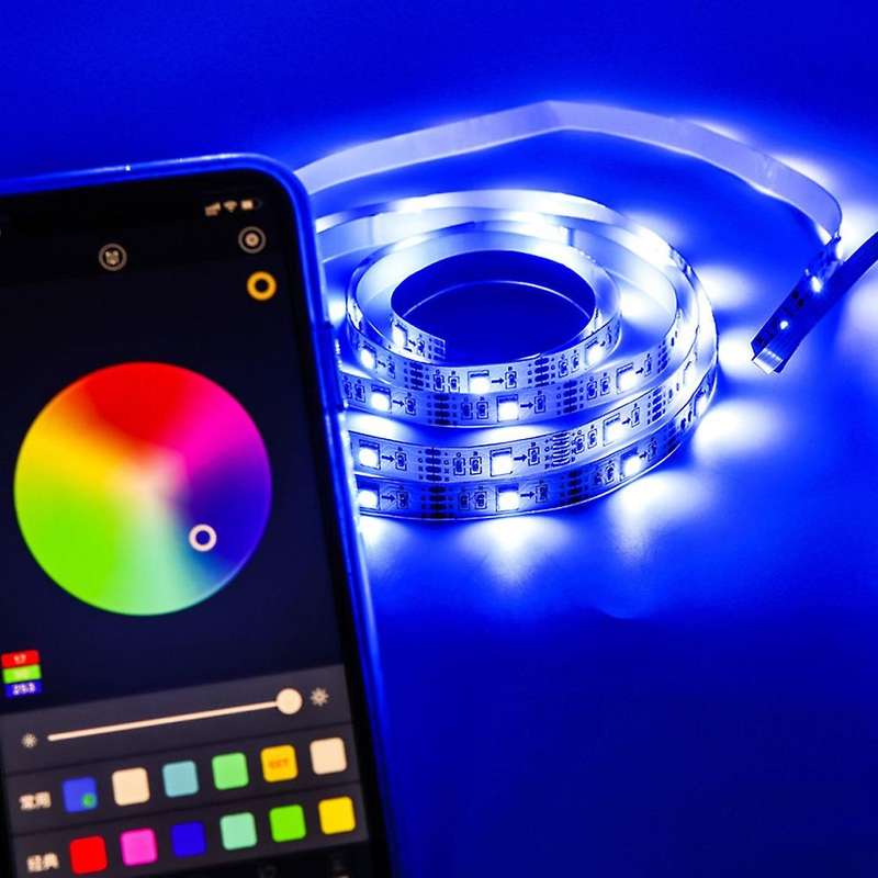 LED Strip Light Bluetooth Flexible Lamp Tape SMD5050 DC5V Desk Screen TV Background Room Lighting U