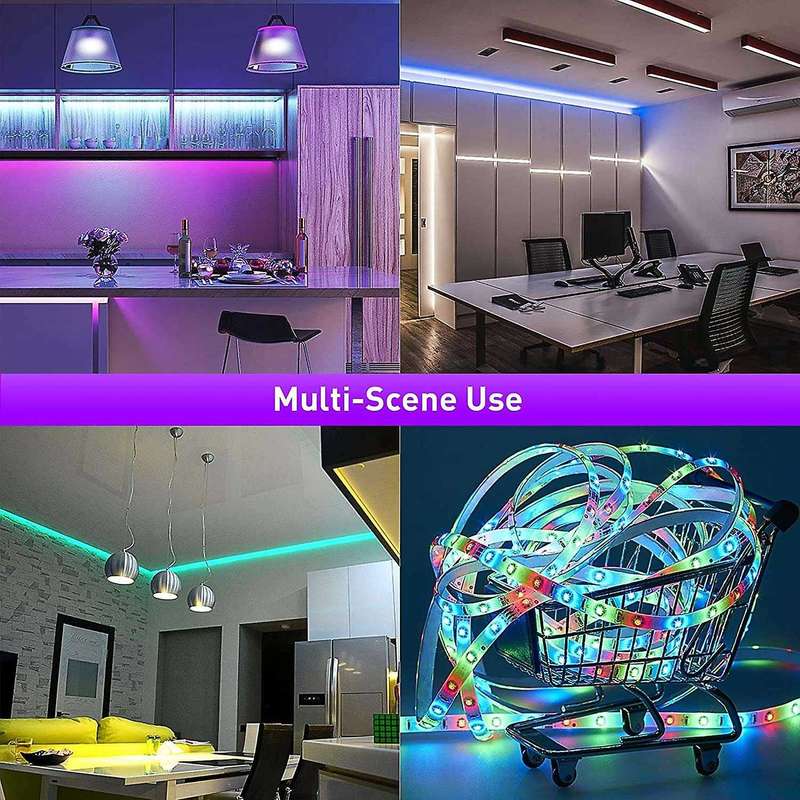 LED Strip Connector 4 Pin 10mm Solderless RGB Light Strip Connector for 5050 SMD - Gapless Connector