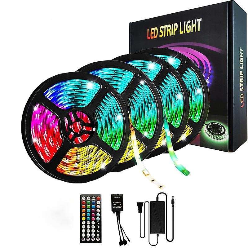 LED Strip Lights 5050 IP20 RGB Strips Light Flexible Ribbon Stripe DC 12V Diode Tape IR Controller A