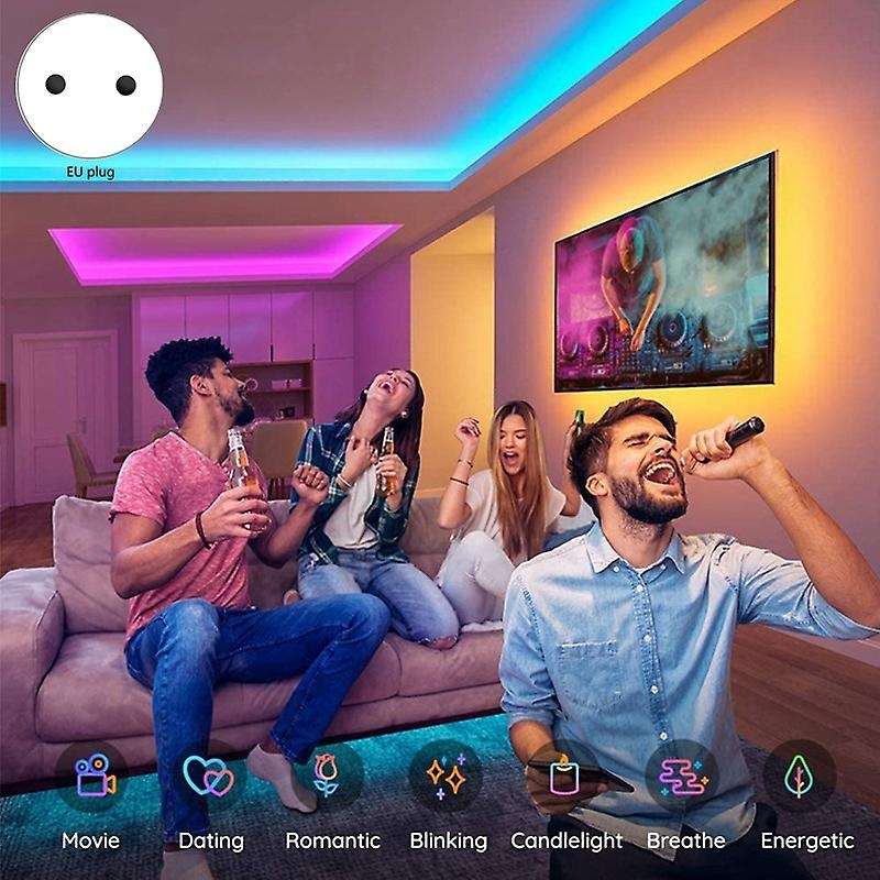 LED Strip Lights 5050 IP20 RGB Strips Light Flexible Ribbon Stripe DC 12V Diode Tape IR Controller A