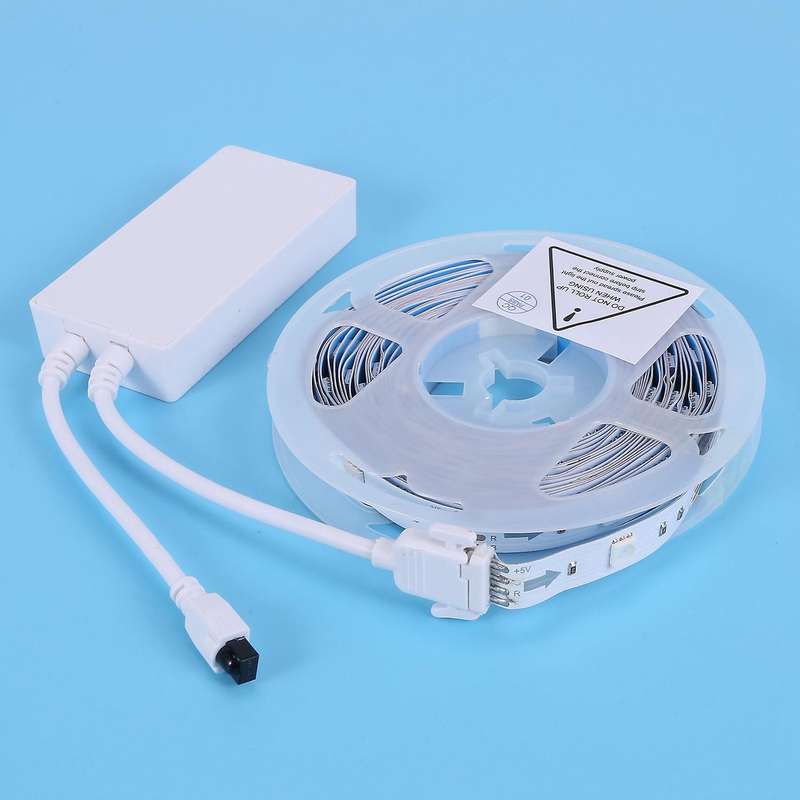 LED Strip Light Music Sync,5M USB 90 LED Strip Lights with Remote RGB 5050 Color Changing Light Stri