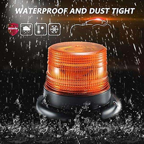 LED Strobe Light Yellow/Amber Warning Lights Super Bright Emergency Warning Flash Beacon Light with