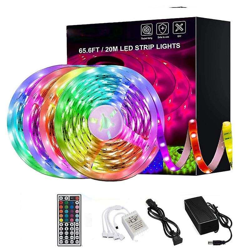 Led Strip Lights RGB LED Lights Strip 5050 Tape Lights Flexible Color Changing for Bedroom Home Deco