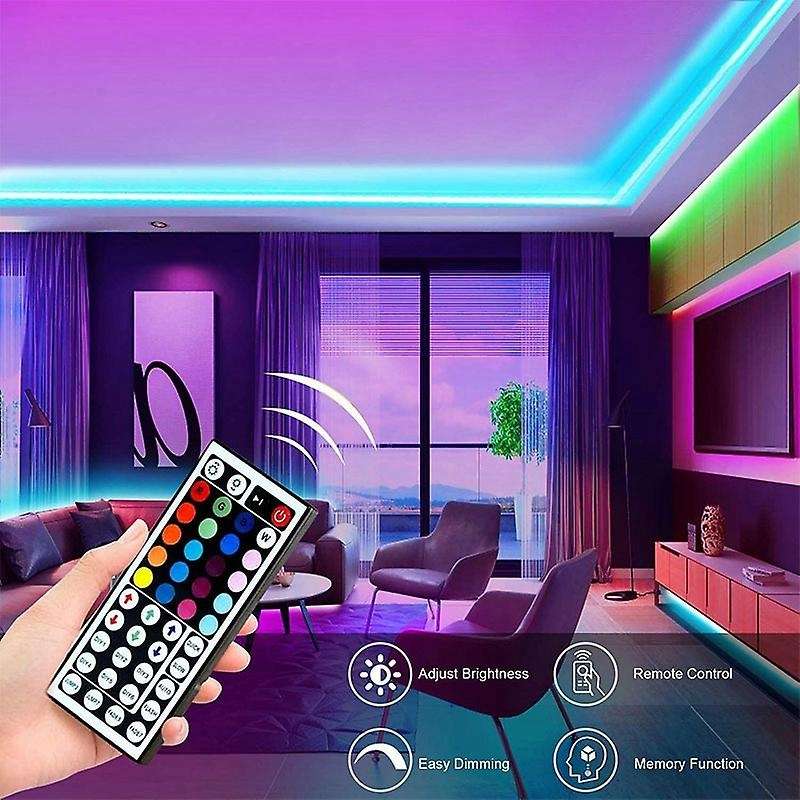 Led Strip Lights RGB LED Lights Strip 5050 Tape Lights Flexible Color Changing for Bedroom Home Deco
