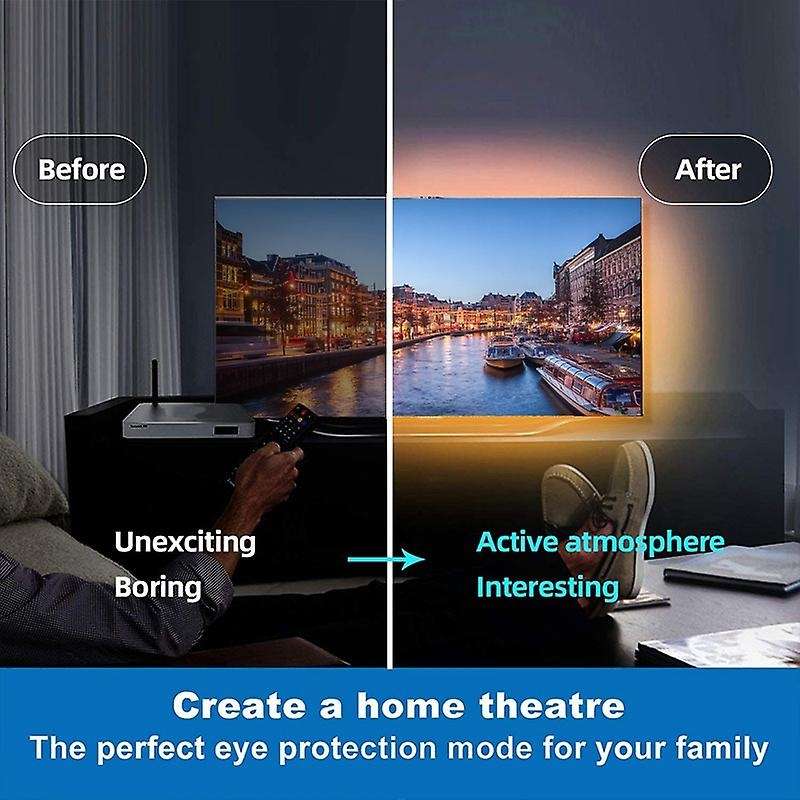 LED Strip Lights RGB with Remote Control Bright 5050 Colorful 10M Light Strip for Bedroom EU Plug