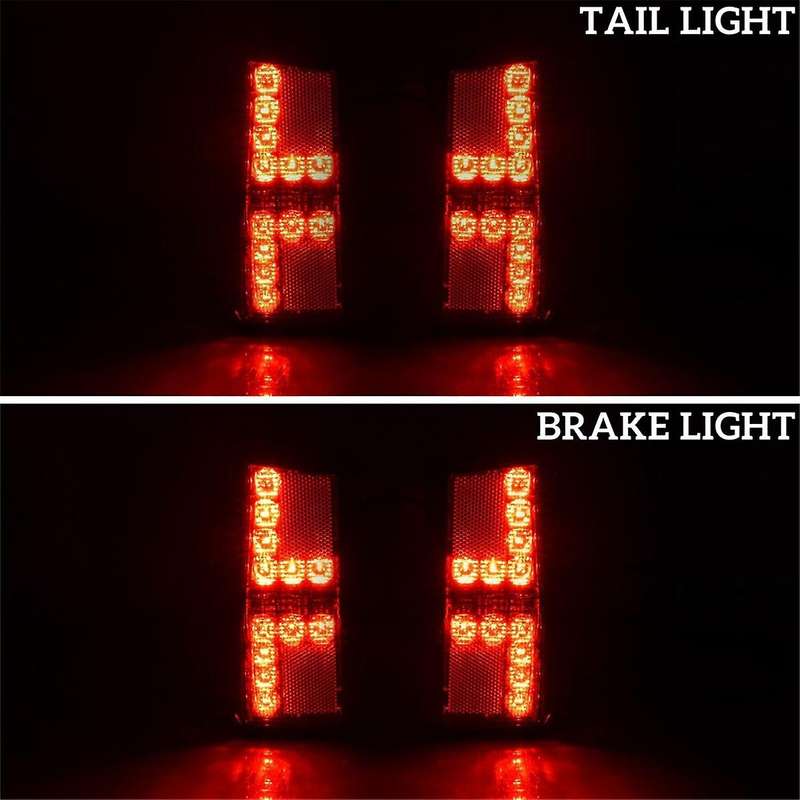 Led Tail Lights Rear Brake Stop Lights 2413766 for 1000/1000 Crew/xp 1000/xp 1000 Crew Accessories,b