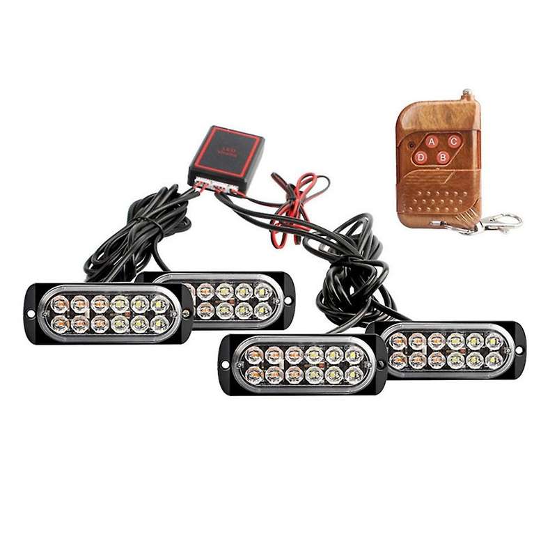 LED Strobe Wireless Lights Stroboscopes 48LED Strobe Light Car 12V Trailer Lights Truck Strobe Lamp