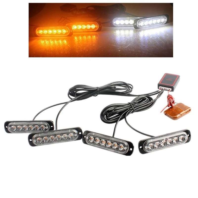 LED Strobe Wireless Lights Stroboscopes 24LED Strobe Light Car 12V Trailer Lights Truck Strobe Lamp