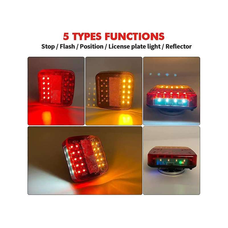 LED Tail Light Side Light LED Warning Light Car Tail Light Turn Indicator Automotive