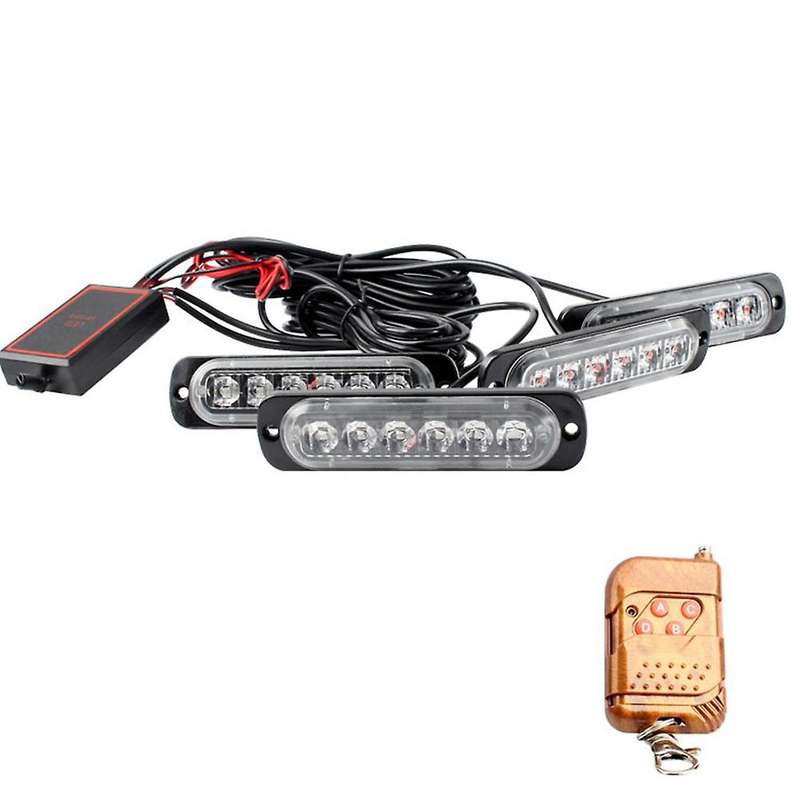 LED Strobe Wireless Lights Stroboscopes 24LED Strobe Light Car 12V Trailer Lights Truck Strobe Lamp