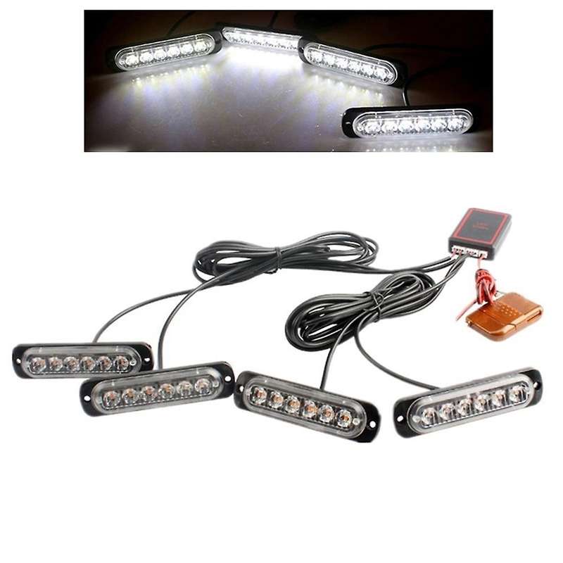 LED Strobe Wireless Lights Stroboscopes 24LED Strobe Light Car 12V Trailer Lights Truck Strobe Lamp