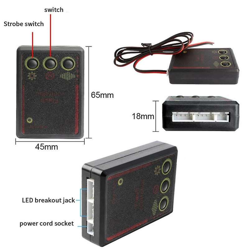 LED Strobe Wireless Lights Stroboscopes 24LED Strobe Light Car 12V Trailer Lights Truck Strobe Lamp