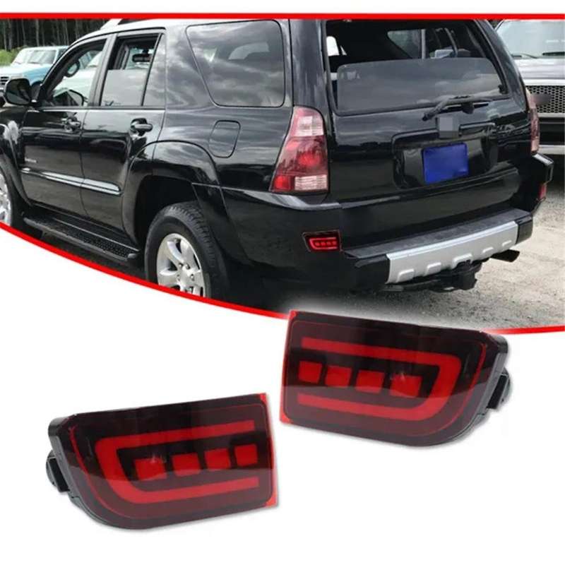 LED Tail Rear Bumper Light for Prado 120 Series LC120 FJ120 2003-2009 Stop Brake Turn Signal Lamp,A