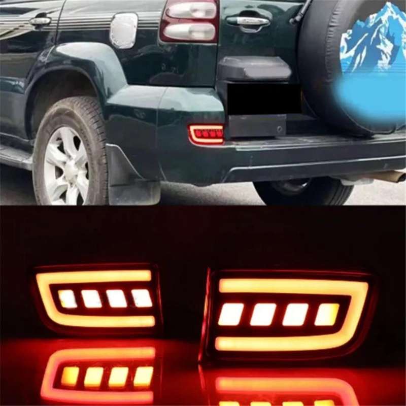 LED Tail Rear Bumper Light for Prado 120 Series LC120 FJ120 2003-2009 Stop Brake Turn Signal Lamp,A