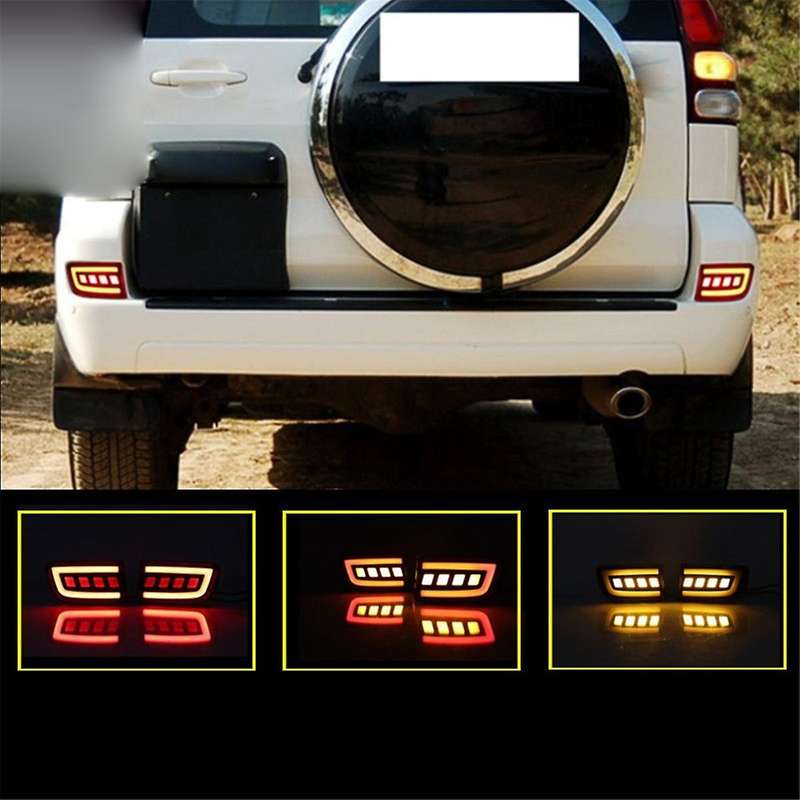 LED Tail Rear Bumper Light for Prado 120 Series LC120 FJ120 2003-2009 Stop Brake Turn Signal Lamp,B