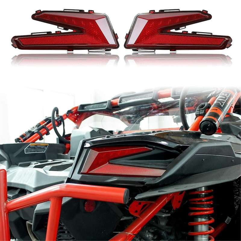 Led Taillights for X3 Xds Max Turbo R 2017-2023, Red Brake Stop Lights Accessories 710004744