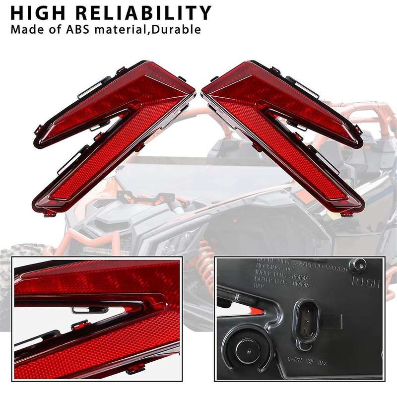 Led Taillights for X3 Xds Max Turbo R 2017-2023, Red Brake Stop Lights Accessories 710004744