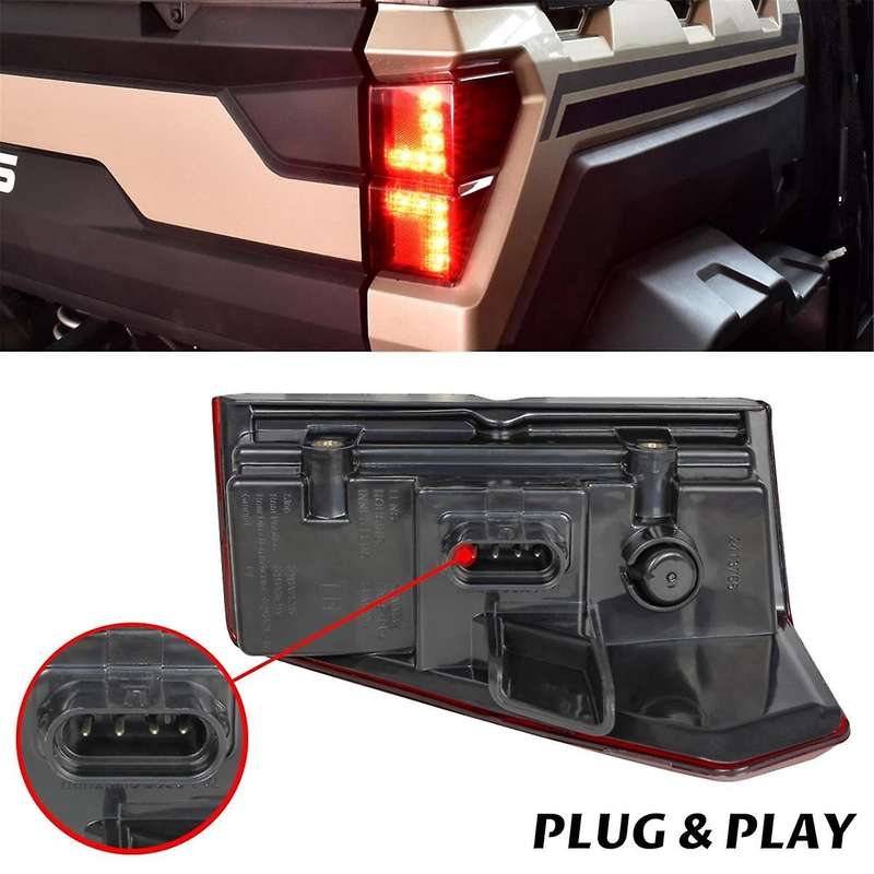 Led Tail Lights Rear Brake Stop Lights 2413766 for 1000/1000 Crew/xp 1000/xp 1000 Crew Accessories,r