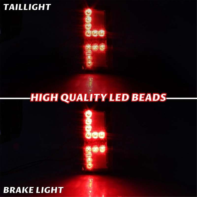 Led Tail Lights Rear Brake Stop Lights 2413766 for 1000/1000 Crew/xp 1000/xp 1000 Crew Accessories,r