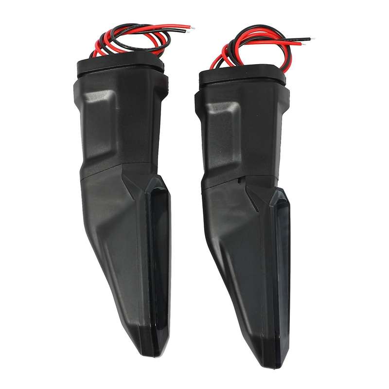 LED Turn Signal Indicator Light Blinker for -10R -6R ER-6N ER-6F 1000 650 X250 X300(Black)